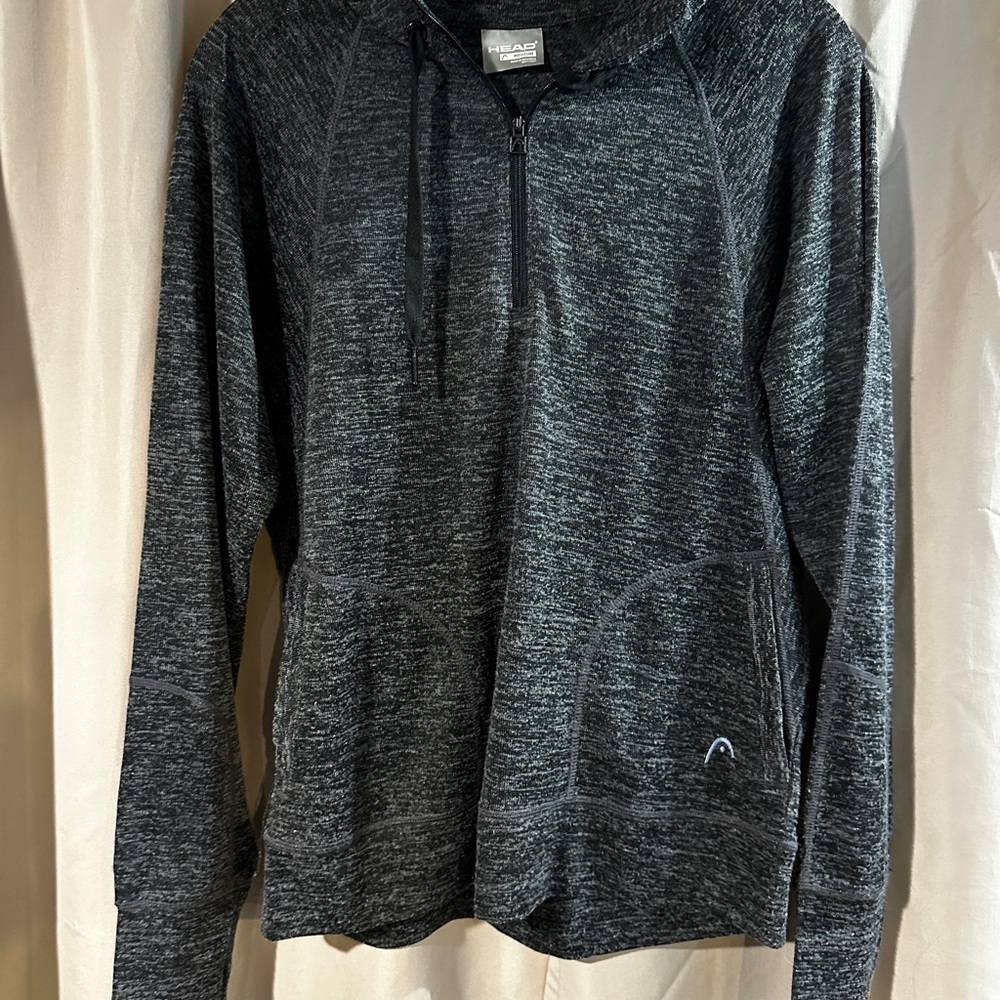 Head Black and Gray Men's Hoodie